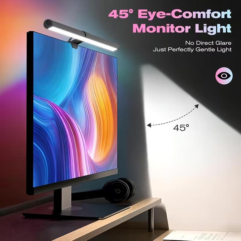 USB給電式LEDモニターライトバー、RGBカラーチェンジ式 - Pc Gaming Rgb のレビューと価格