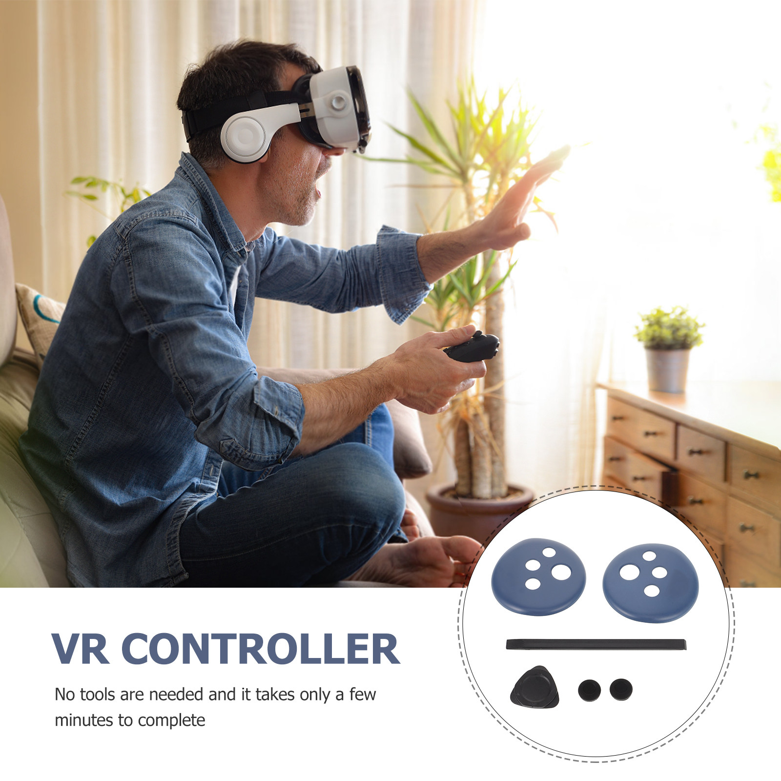 VRコントローラー用ゲームコントローラーカバー交換キット1セ - Pc Gaming Vr のレビューと価格