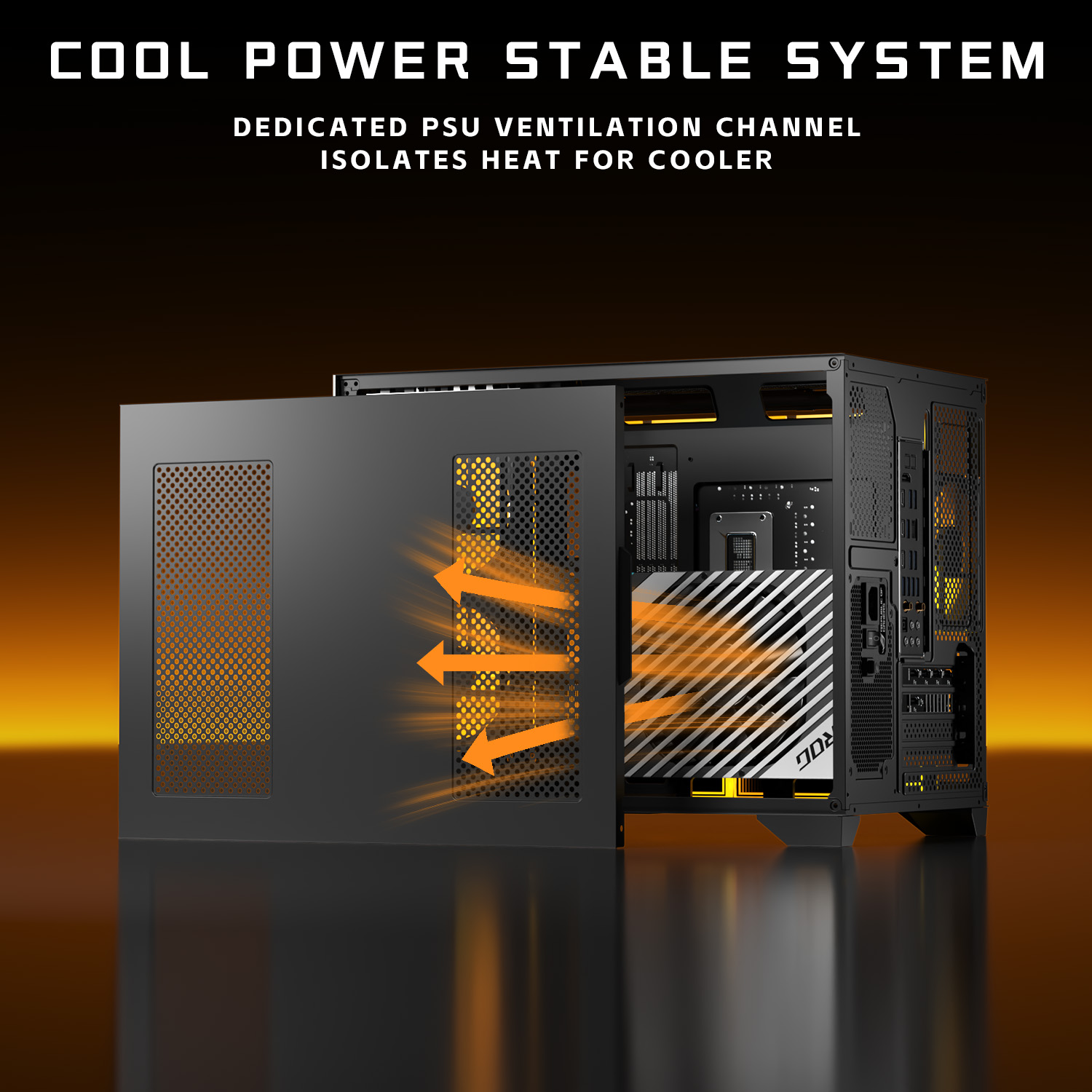 マイクロATXゲーミングPCケース（270度対応） °    - Pc Gaming Center のレビューと価格