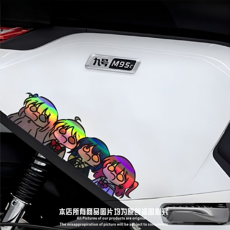 アニメ「ロンリーロック」反射カーステッカー、JDMスタイルの - Pc Gaming Case のレビューと価格