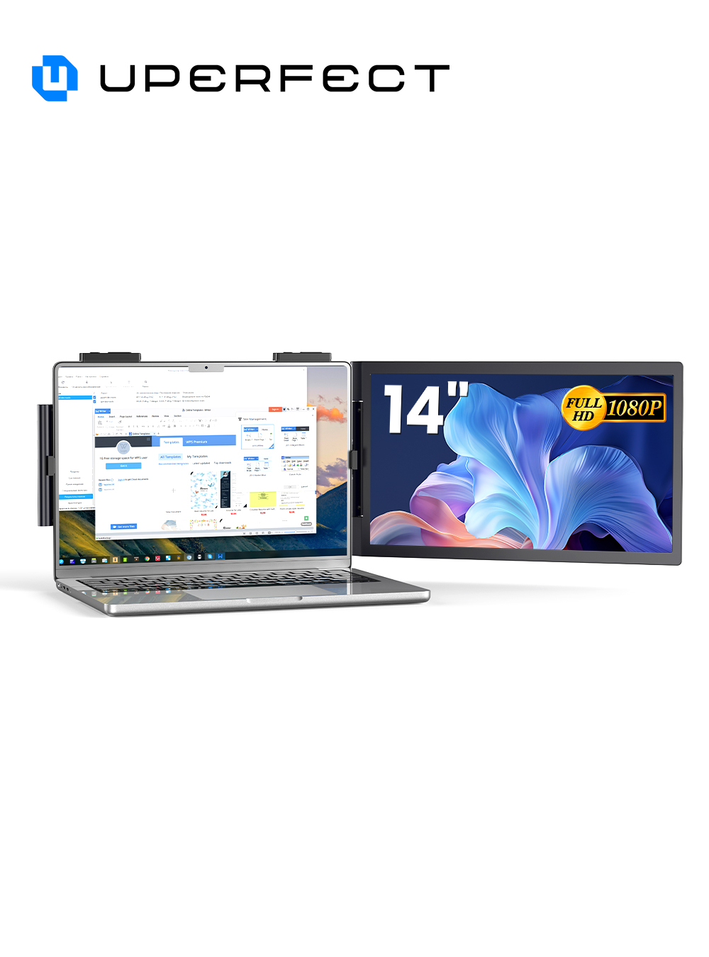 UPERFECT 14インチ ポータブルモニター ノートパソ - Pc Gaming Y Monitor のレビューと価格