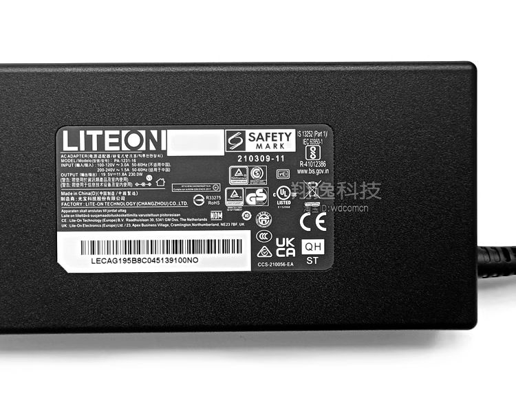 純正 LITEON PA-1231-16 230W 19.5 - Pc Gaming Vr のレビューと価格