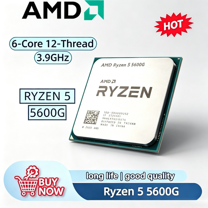 AMD Ryzen 5 R5 5600G CPU デスクトッ - Amd Cpu Ryzen 5 のレビューと価格