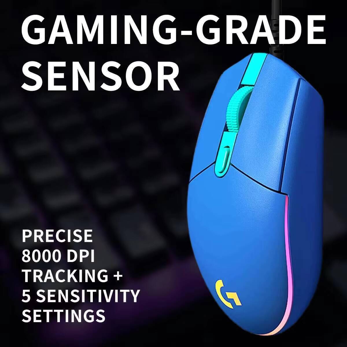 Logicool G203 有線ゲーミングマウス。人間工学に - Pc Gaming Center のレビューと価格