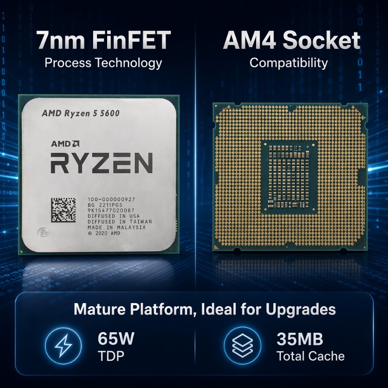 AMD Ryzen 5 5600 高速プロセッサー 4.4G - Amd Cpu Ryzen 5 のレビューと価格