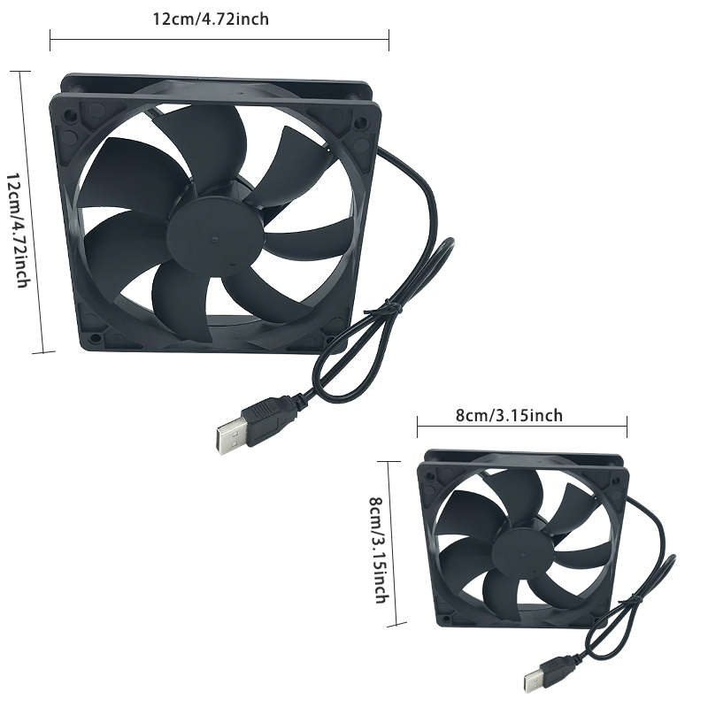 8/12 センチメートル 12V USB 電源コンピュータ  - Pc Gaming Vr のレビューと価格