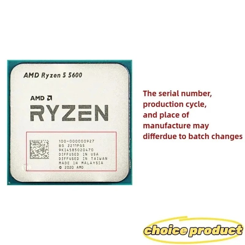 AMD Ryzen 5 5600 100%新品純正CPUプロ - Amd Cpu Ryzen 5 のレビューと価格