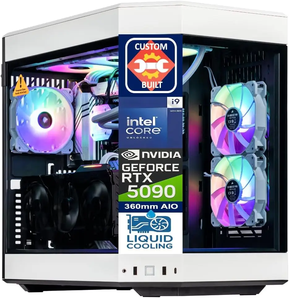 Velztorm White Praetix カスタムビルド - Pc Gaming I9 Rtx 5090 のレビューと価格
