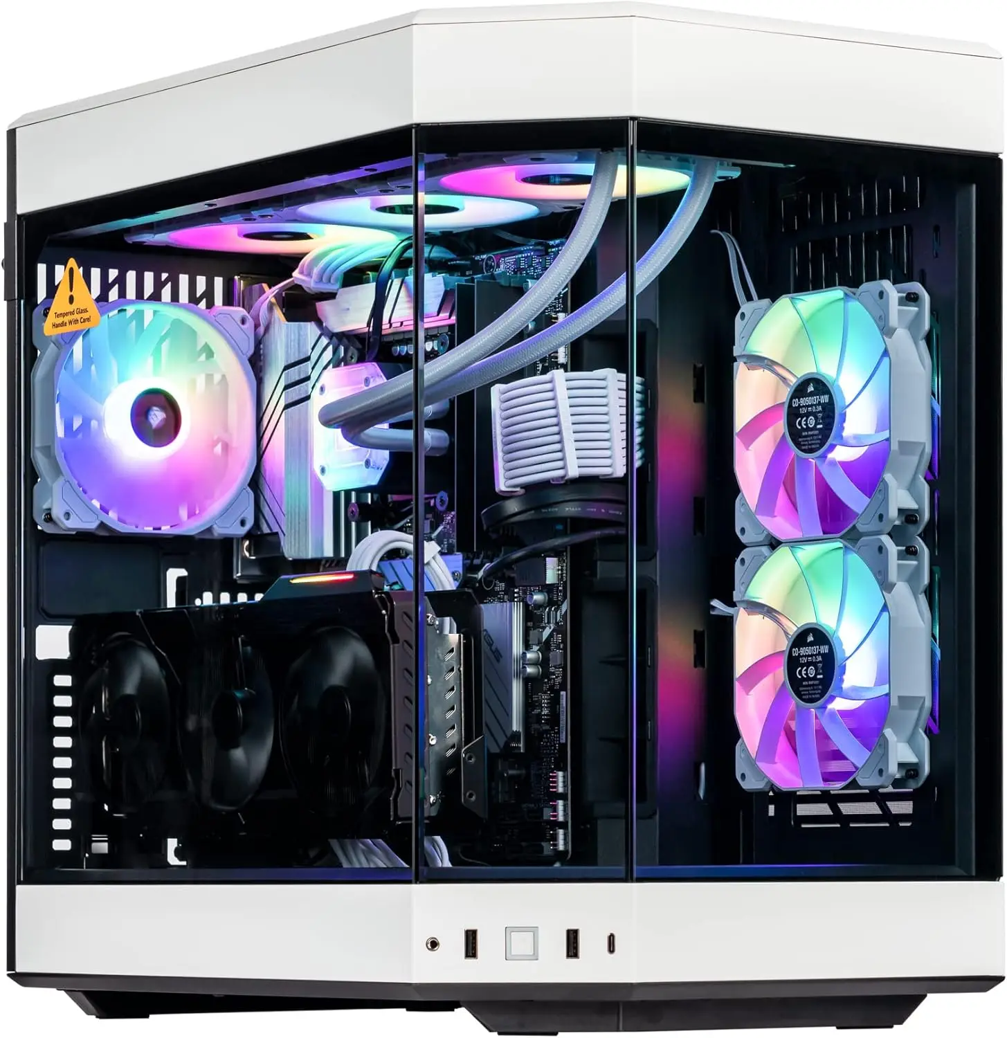 Velztorm White Praetix カスタムビルド - Pc Gaming I9 Rtx 5090 のレビューと価格