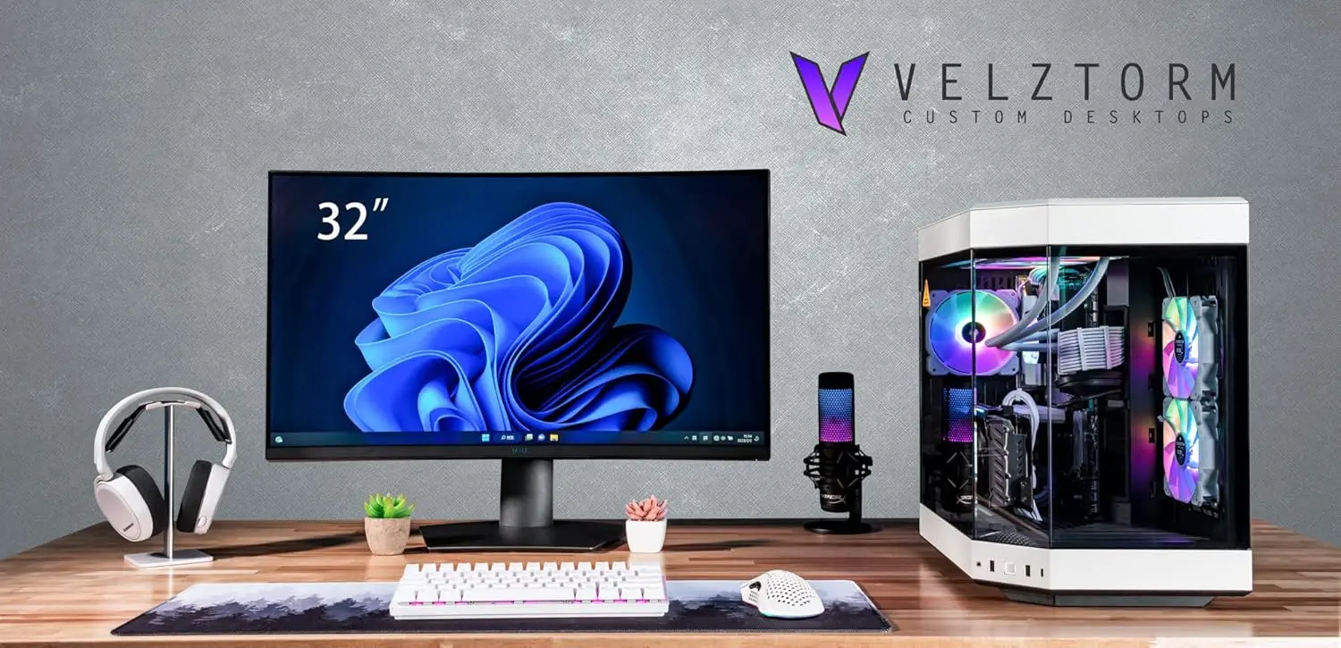 Velztorm White Praetix カスタムビルド - Pc Gaming I9 Rtx 5090 のレビューと価格