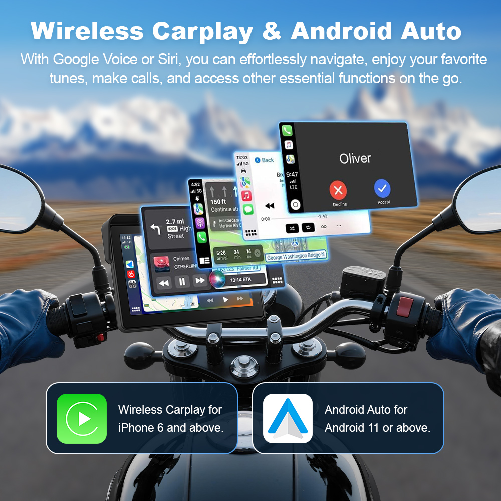 BEPOCAM 5/7 ''Carplay オートバイ DV - Pc Gaming Vr のレビューと価格