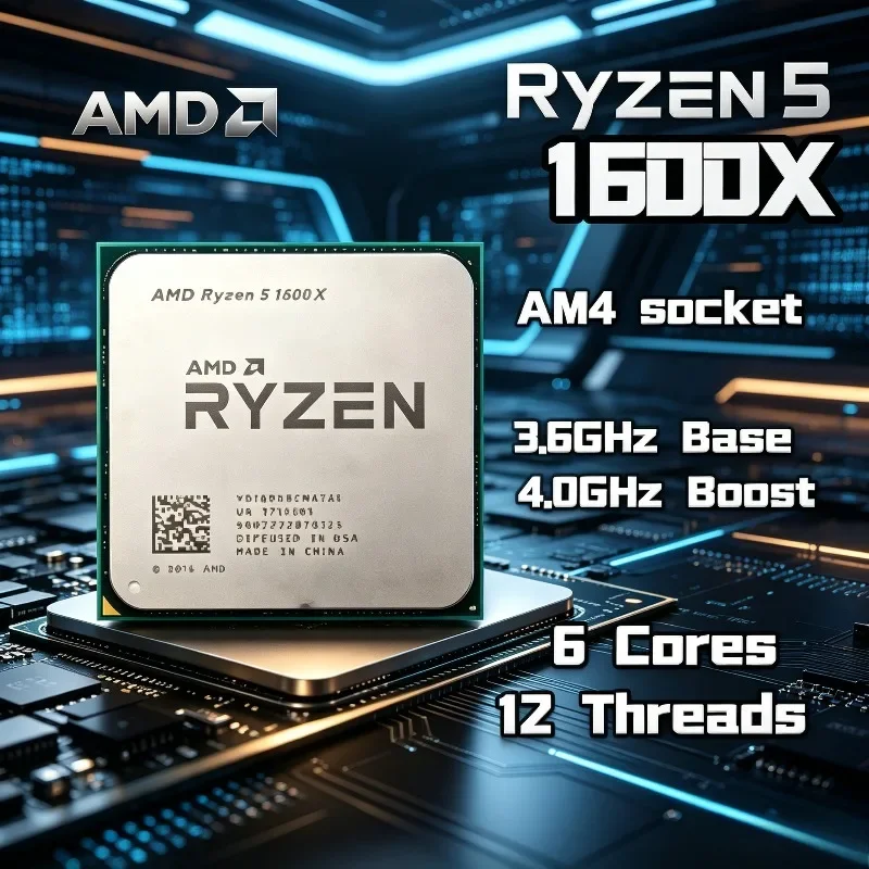 AMD Ryzen 5 1600X 純正新品 100% R5 - Amd Cpu Ryzen 5 のレビューと価格