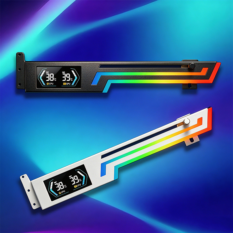 デジタルARGB水平グラフィックカードホルダー、シービュール - Pc Gaming Rgb のレビューと価格